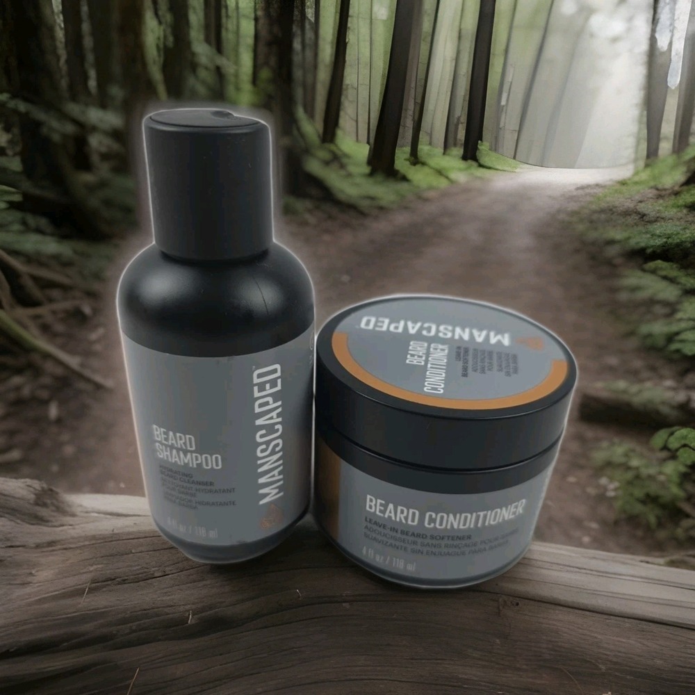 MANSCAPED Beard Shampoo & Conditioner, Hydrating Beard 4 Fl oz Each‎